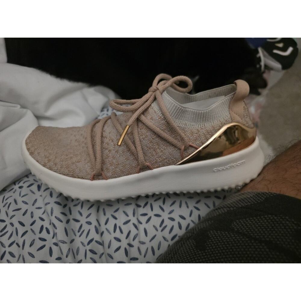 Adidas Women's Originals Ultimamotion Cloudfoam Nude Sock Sneakers Size 10